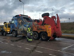 Фото процесса эвакуции