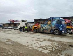 Фото процесса погрузки на эвакуатор