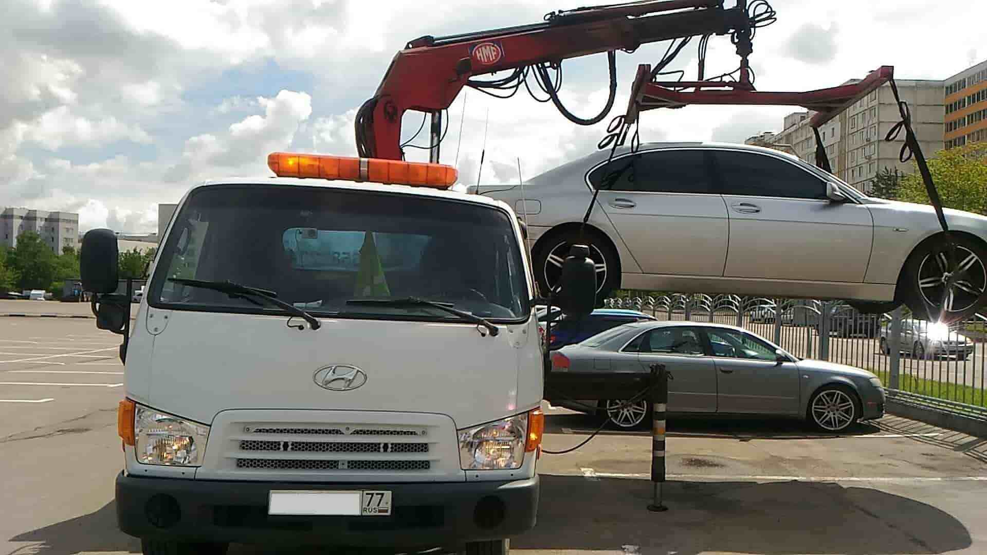 Фото эвакуации авто в Советске