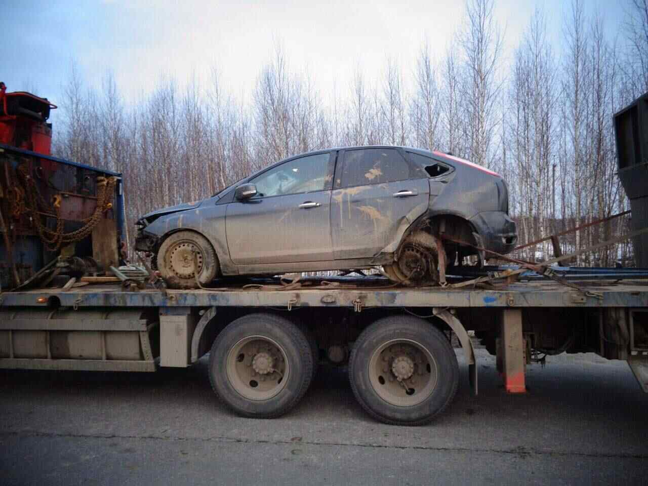 Фото эвакуации авто после ДТП